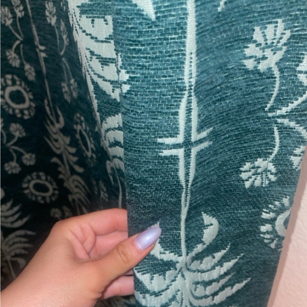Opal house black out palm frond curtains